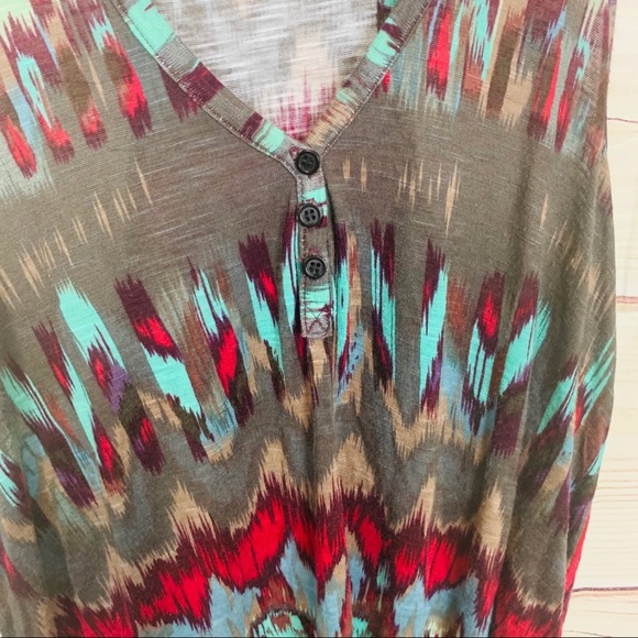 Ella moss abstract button down tank nwot - Picture 5 of 5